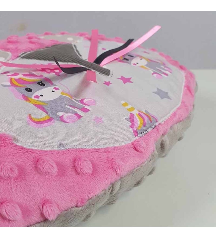 Coussin Range Pyjama Chat - Modèle Licorne Mignonne