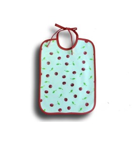 Bavoir en Plastique - Motif Cerise