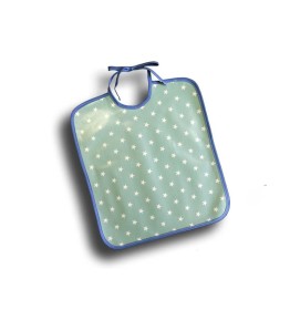 Serviette de table plastifiée - Modèle Etoile Bleue