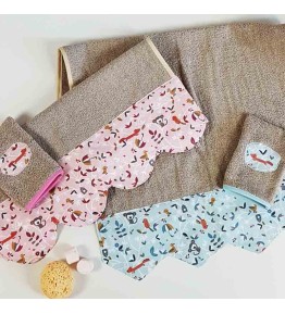Serviette de Bain Enfant Personnalisée - Petits Zanimos