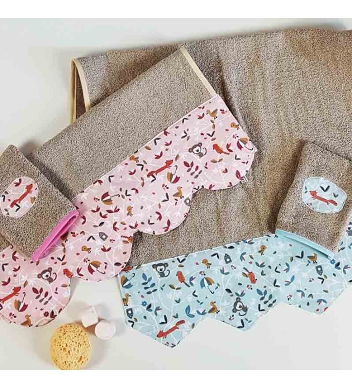 Serviette de Bain Enfant Personnalisée - Petits Zanimos