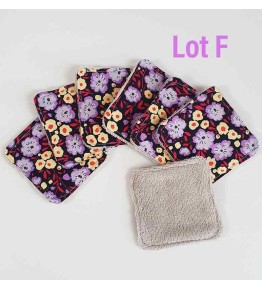 Lingettes Lot F modèle Fleurs Printemps