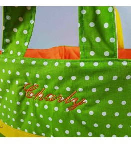 Sac Personnalisé en Tissu Rangement Jouets - Jungle Multicolore