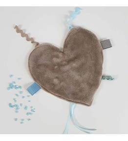 Doudou Etiquettes Coeur Très Doux - Motifs Zanimos