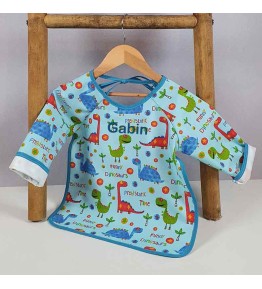 Tablier de Repas Imperméable - Motif Petit Dino