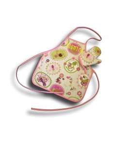 Tablier Personnalisé Enfant - Motif Bestioles du Jardin