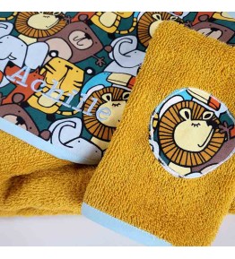 Cape de Bain 2/9 ans Personnalisée - Afrique