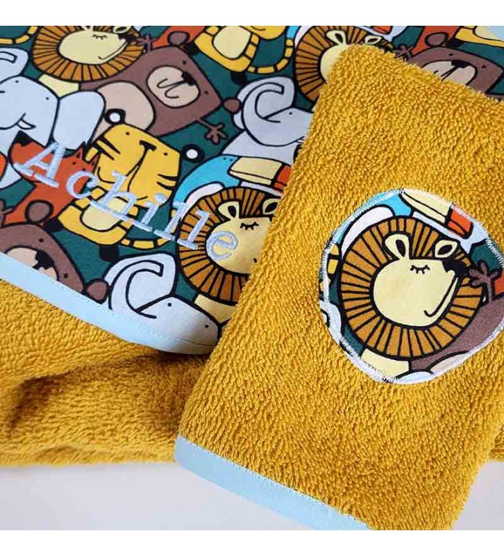 Cape de Bain 2/9 ans Personnalisée - Afrique