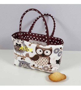Trousse Personnalisée - Motif Hibou Chouette