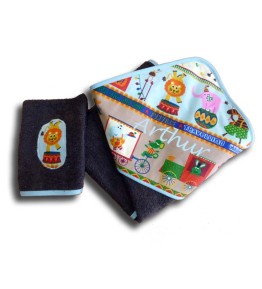 Cape de Bain Bébé personnalisé - Caravane du Cirque