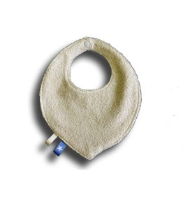 Idée Cadeau Bébé - Bavoir Naissance Bandana Oiseau Bleu