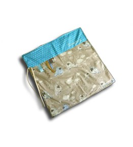 Couverture bébé Douillette Personnalisée - Naissance Oiseau Bleu