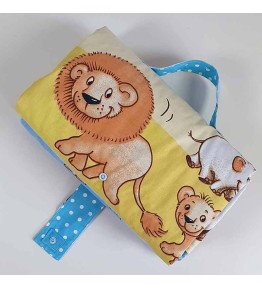 Couverture Forme Valise Voyage Garçon personnalisable - Motif Jungle