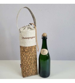 Sac Isotherme pour bouteille de Champagne - Modèle Ecorce