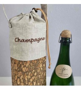 Sac Isotherme Champagne Personnalisé - Modèle Ecorce