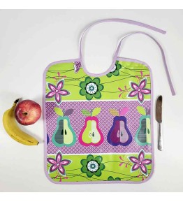 Bavoir plastique souple modèle fruit