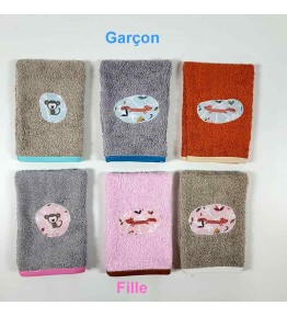 Gant de Toilette Enfant Motifs Zanimos