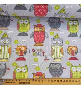 motif de petites tailles sur ce tissu en coton pour enfant