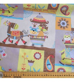 Tissu au mètre avec des motifs tout mignons pour enfant