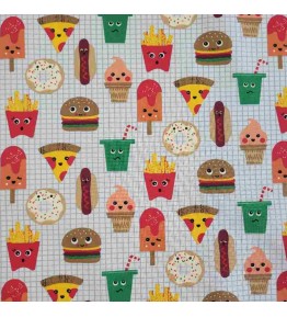Tissu rigolo pour tous les petits gourmands