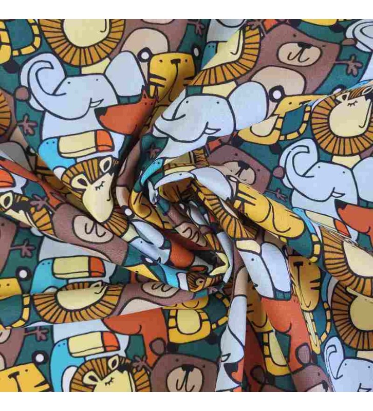 Tissu haut en couleur pour la confection d'accessoires de chambre d'enfant