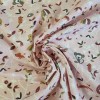 Tissu fond rose poudre et minis animaux