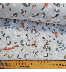 Tissu au mètre pour enfant motif animaux