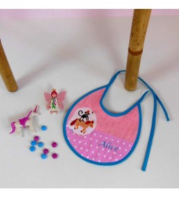 Bavoir Naissance Fille - Circus