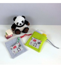 Trousse de toilette enfant personnalisée - Motif Panda