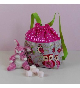 Sac à dos Enfant Maternelle - Chouette Rose
