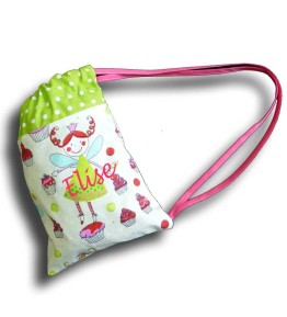 Sac à Goûter Personnalisé Fille  - Motif Fée Verte