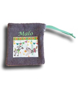 Trousse Toilette Enfant Personnalisée - Motif Caravane du Cirque