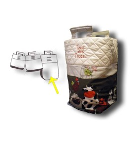 Grand coffre à jouets farendole beige