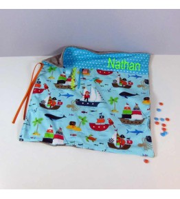 Couverture pour Bébé Personnalisée - Motif Pirate