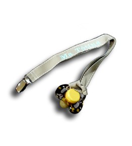 Attache tétine couleur ficelle