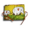 Protège carnet de santé thème jungle multicolore éléphant, extérieur fantaisie
