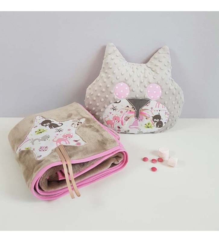 Couverture Bébé Personnalisée Avec Prénom - Douce Et Chaude Pour Sieste, Poussette Ou Cadeau Naissance