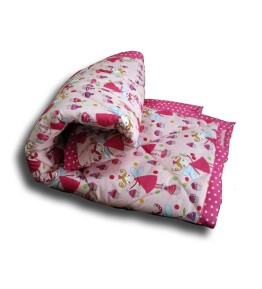 Plaid enfant personnalisé 100 x 120 cm Fée rose