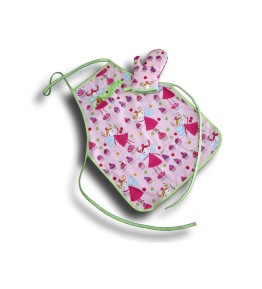 Tablier de cuisine fille 4 à 10 ans Fée rose