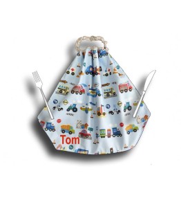 Grande serviette de table maternelle - Camion