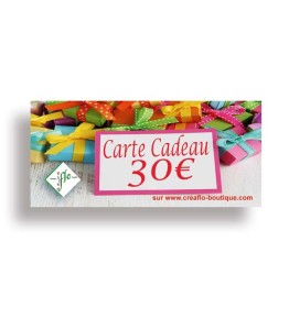 La Carte Cadeau CréaFlo 30 €