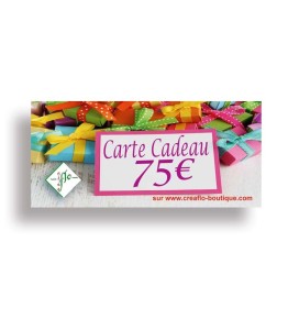 La Carte Cadeau CréaFlo 75 €