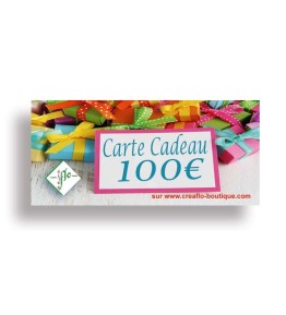 La Carte Cadeau CréaFlo 100 €