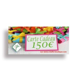 La Carte Cadeau CréaFlo 150 €