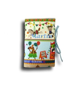Protège carnet de santé personnalisé - Motif Caravane du Cirque