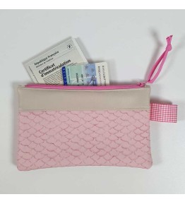 Trousse Plate Collection Ecaille Rose